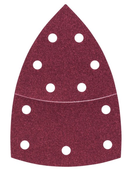 Set de hojas de lija de 10 piezas para lijadora múltiple Grano 120