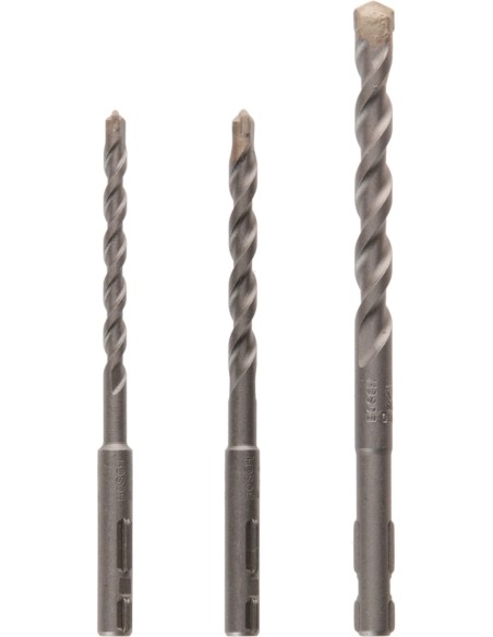 Set de 3 brocas para hormigón SDS quick: 5,0x100, 6,0x100, 8,0x120