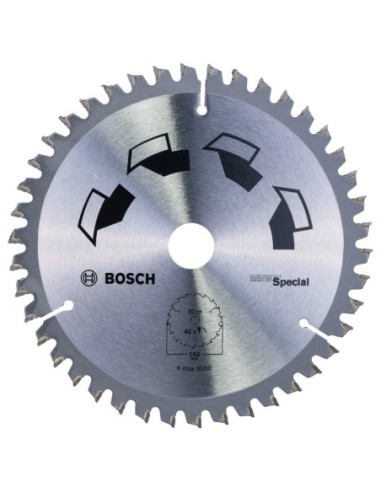 Hoja de sierra circular SPECIAL Ø160 mm, Taladro 20 mm, T42