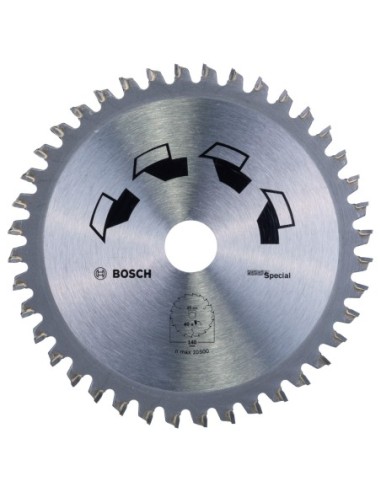 Hoja de sierra circular SPECIAL Ø140 mm, Taladro 20 mm, T40