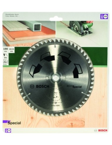 Hoja de sierra circular SPECIAL Ø190 mm,...