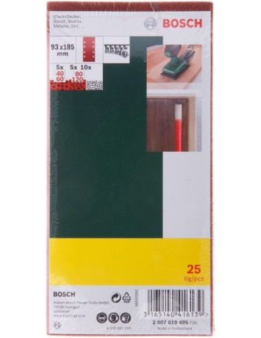 25 lijas para lijadora orbital, 8 orificios,...