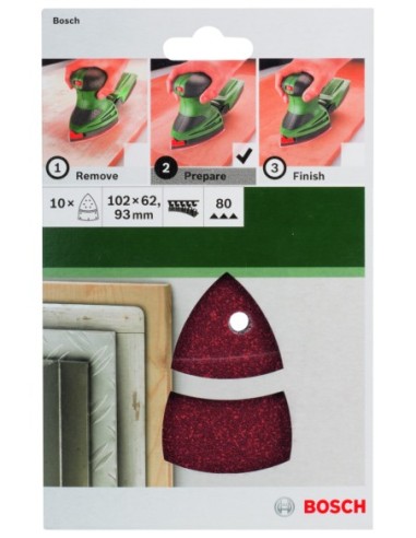 Set de hojas de lija de 10 piezas para lijadora...