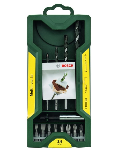 Mini X-Line con 14 unidades para taladrar y atornillar (multiuso)