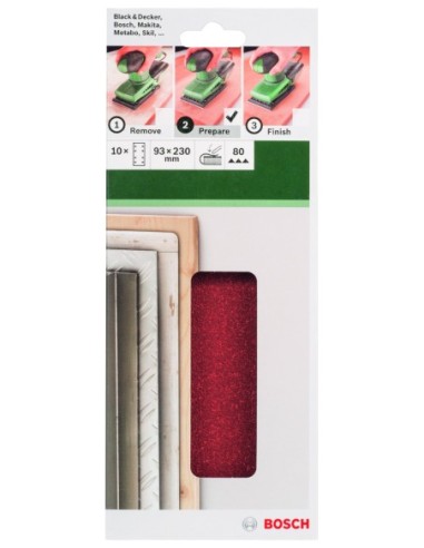 Set de hojas de lija de 10 piezas para lijadora...