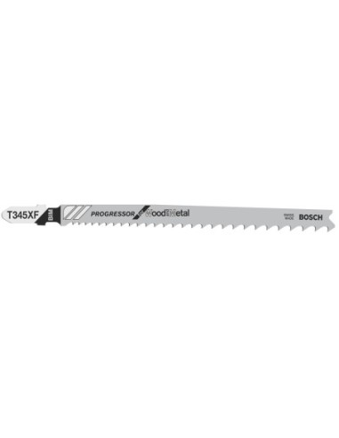 Hojas de sierra de calar T 345 XF Progressor para Wood and Metal