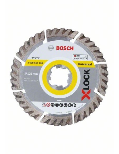 Standard para Universal X-LOCK de 125x22,23x1,6x10 de 2 unidades