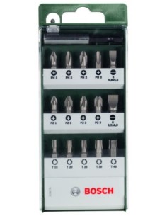 Set de 16 puntas para atornillar estándar, mixto (S, PH,... 2