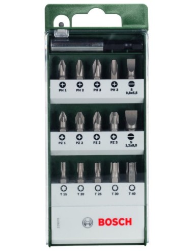 Set de 16 puntas para atornillar estándar,...