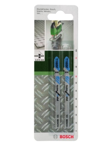 Hoja de sierra de calar bimetálica, T 118...