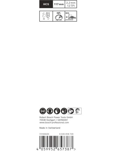 BOSCH 2608901711 Hoja de sierra de calar EXPERT...