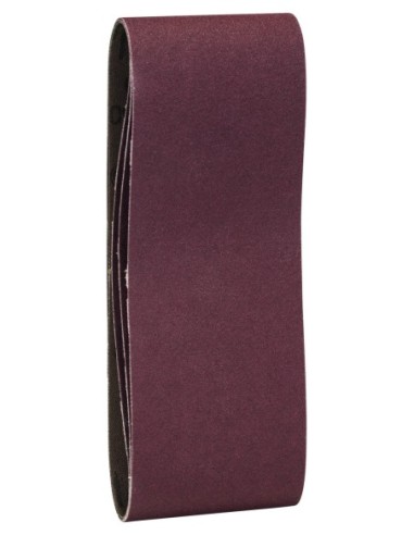 Set de 3 hojas de lija para lijadora de banda. Grano 150