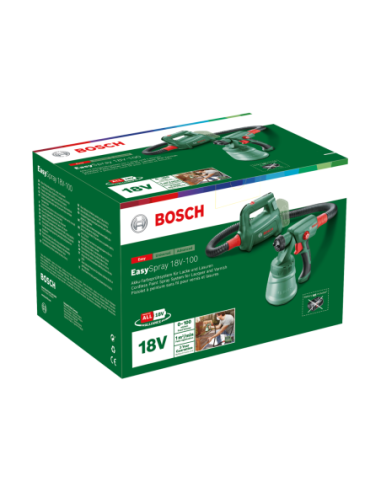 Pistola para pintar EasySpray 18V-100 (En caja...