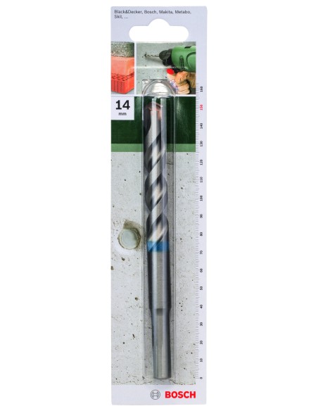 Broca para hormigón según la norma ISO 5468: 14 x 150 mm