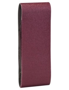 Set de 3 hojas de lija para lijadora de banda. Grano 80