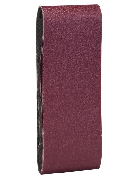 Set de 3 hojas de lija para lijadora de banda. Grano 80