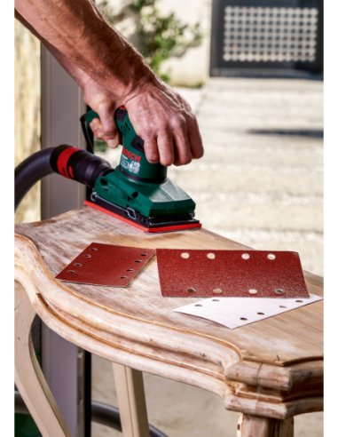 25 lijas para lijadora orbital, Grano 60, 80,...