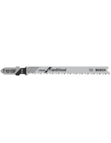 Hojas de sierra de calar T 101 BF Clean para Hard Wood