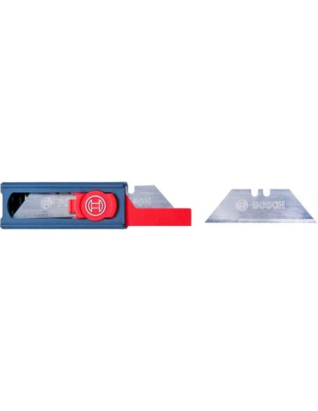 BOSCH 1600A027M5 Set cúter plegable con compartimento con 10 cuchillas