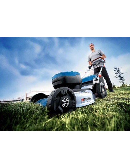 BOSCH 06008C8000 Cortacésped de batería GRA 18V2-46 (NO INCLUYE BATERÍAS NI CARGADOR)