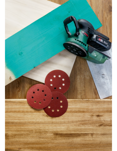 25 lijas para lijadora excéntrica, Grano 80,...