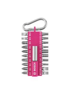 Llavero con 21 uds atornillar: fucsia (DIY Promoline)