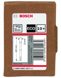 Juego de puntas planas SDS max de 400 mm, 10 unidades 2