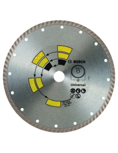 Disco de corte de diamante Universal Turbo Ø230 mm