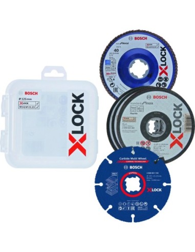 Set de disco de corte CMW y láminas X-LOCK de 125 mm