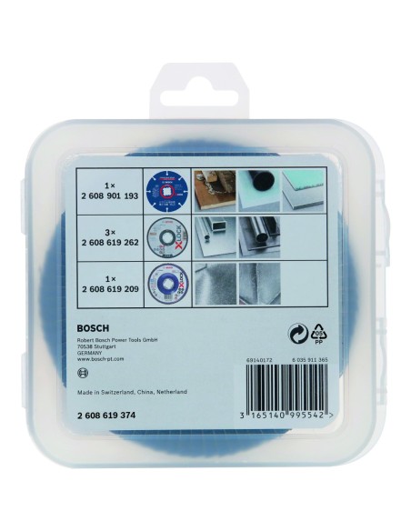 Set de disco de corte CMW y láminas X-LOCK de 125 mm