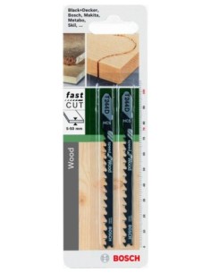 Hoja de sierra de calar HCS, T 244 DSpeed para Wood 2