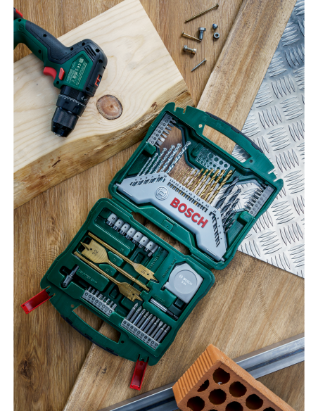 Set X-Line con recubrimiento de TiN de 70 unidades