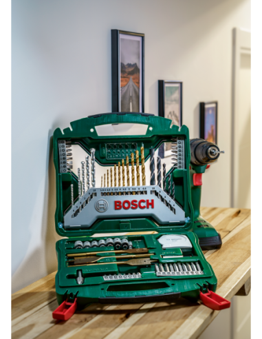 Set X-Line con recubrimiento de TiN de 70 unidades