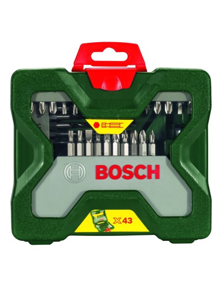 Maletín X-Line de brocas hexagonales de 43 piezas