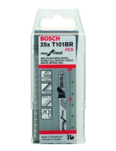 Hojas de sierra de calar T 101 BR Clean para Wood 2