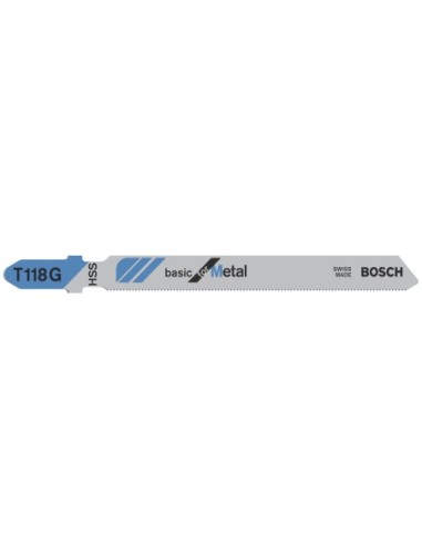 Hojas de sierra de calar T 118 G Basic para Metal