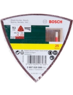 25 lijas para lijadora Delta, Grano 60, 120, 240 2