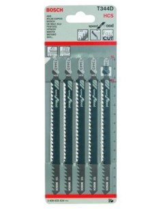 Hojas de sierra de calar T 344 D Speed para Wood 2
