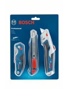 BOSCH 1600A027M4 Set de 3 cúters Professional (universal,... 2