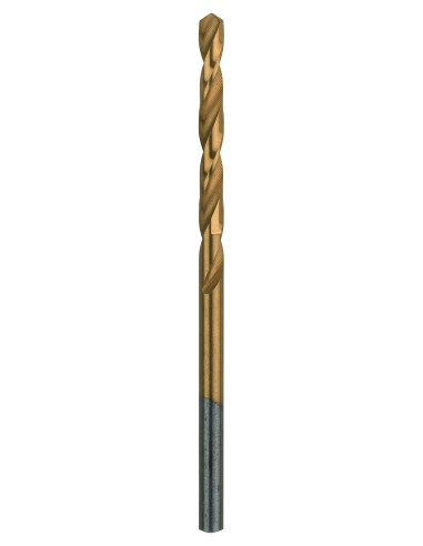 Broca para metal HSS-TiN, DIN 338: 3,5 x 70 mm