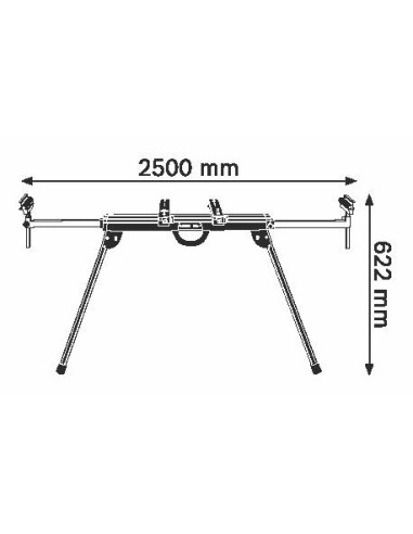 Mesa de trabajo GTA 2500 Compact Professional