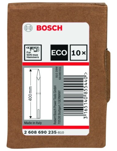 Juego de puntas SDS max de 400 mm, 10 unidades