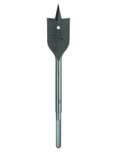 Broca fresadora plana, hexagonal: 26 x 160 mm