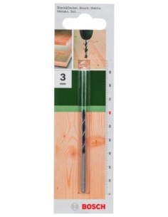 Brocas helicoidales para madera: 3,0 x 60 mm 2