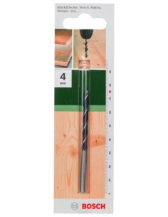 Brocas helicoidales para madera: 4,0 x 75 mm 2