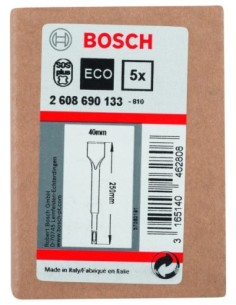 Cincel pala estándar plus: 250 x 40mm: 5 uds 2