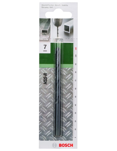 Broca para metal HSS-R, DIN 338: 7 x 109 mm