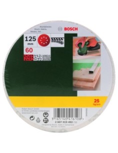 25 lijas para lijadora excéntrica, Grano 60 2