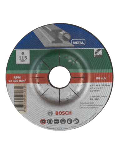 Disco de desbaste acodado, metal Ø115 mm