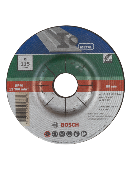 Disco de desbaste acodado, metal Ø115 mm